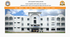 Desktop Screenshot of gujaratiartsandlawcollege.com