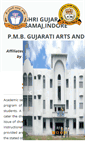 Mobile Screenshot of gujaratiartsandlawcollege.com